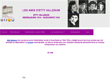 Tablet Screenshot of amisdettyhillesum.fr